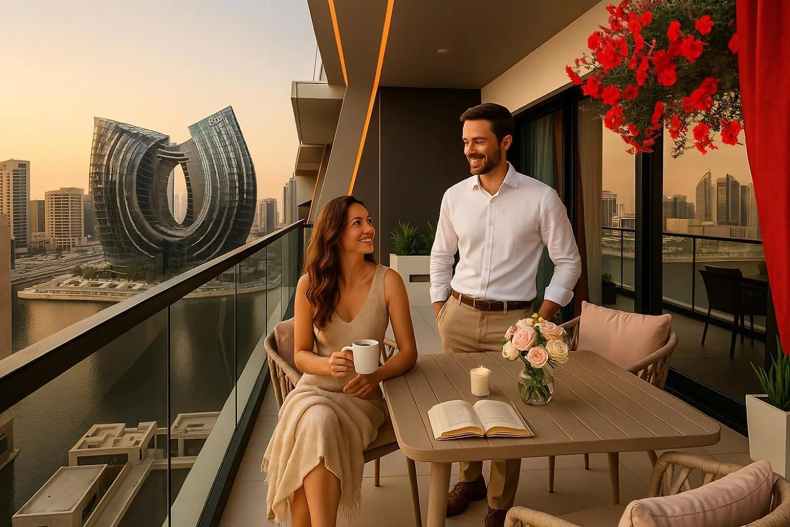 Keyrock Living - Binghatti Canal Sky Retreat location
